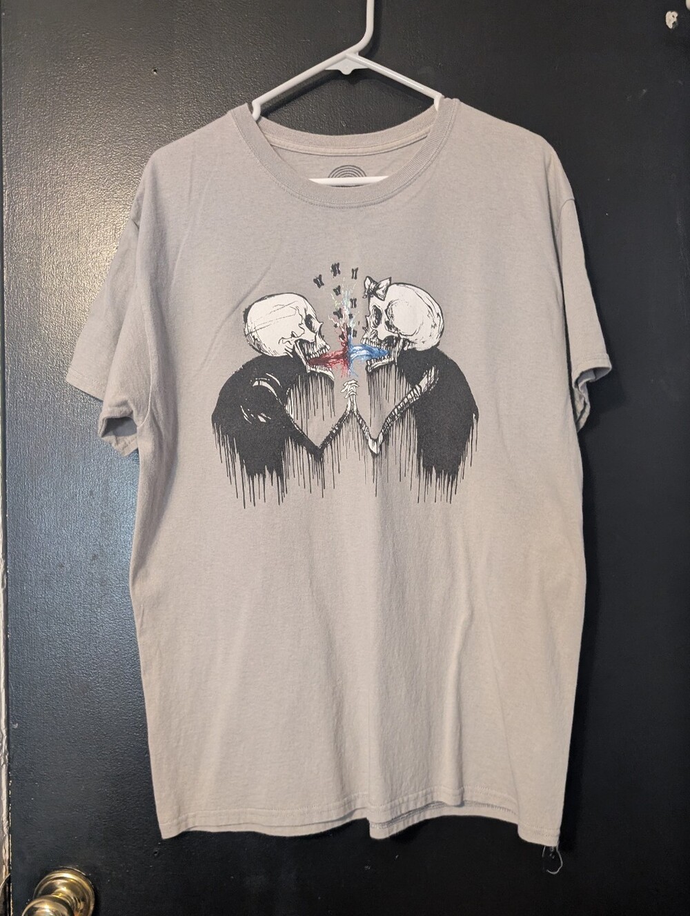 Alex Pardee Tee Shirt Skull Skeleton Men